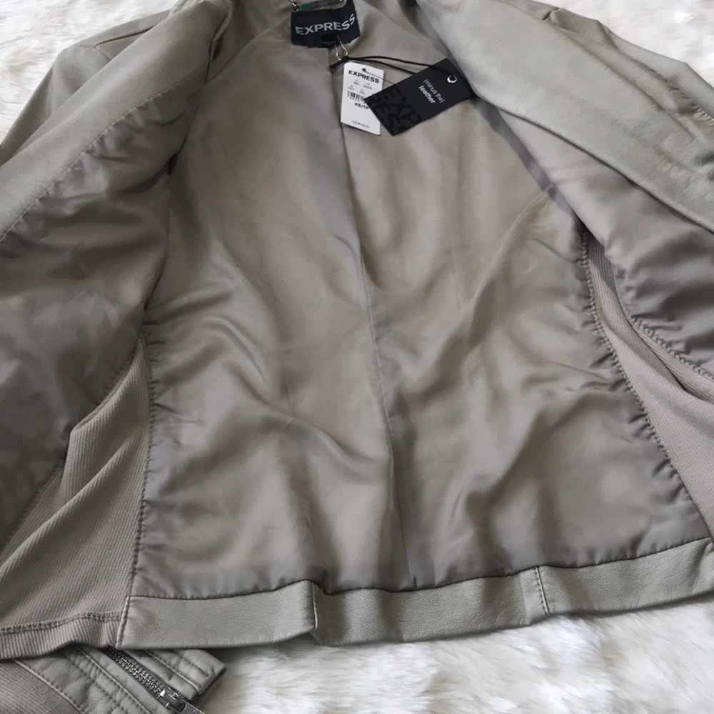 💕Express(Minus The)Leather Jacket 🌸 Size XS/TP - Picture 5 of 8